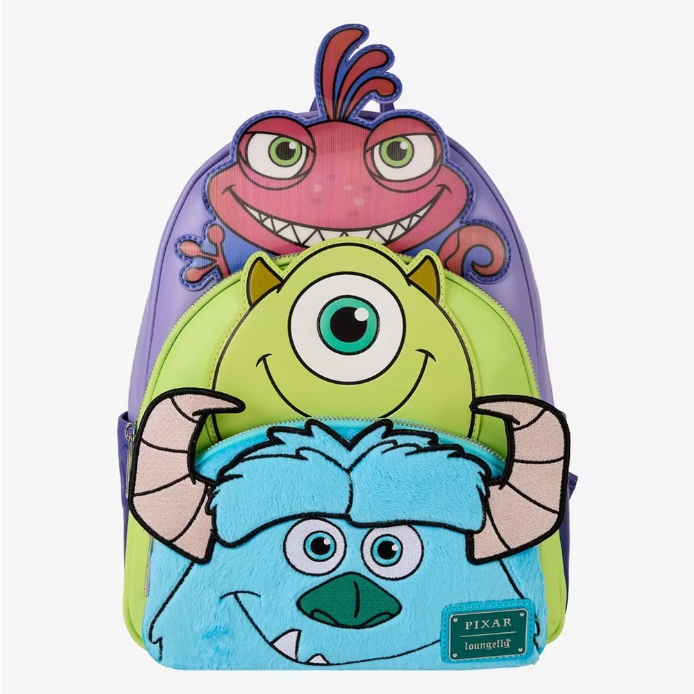 Pixar Loungefly Monsters Inc Backpack NWT